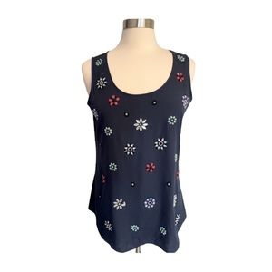 Banana Republic Jeweled Camisole Sz M